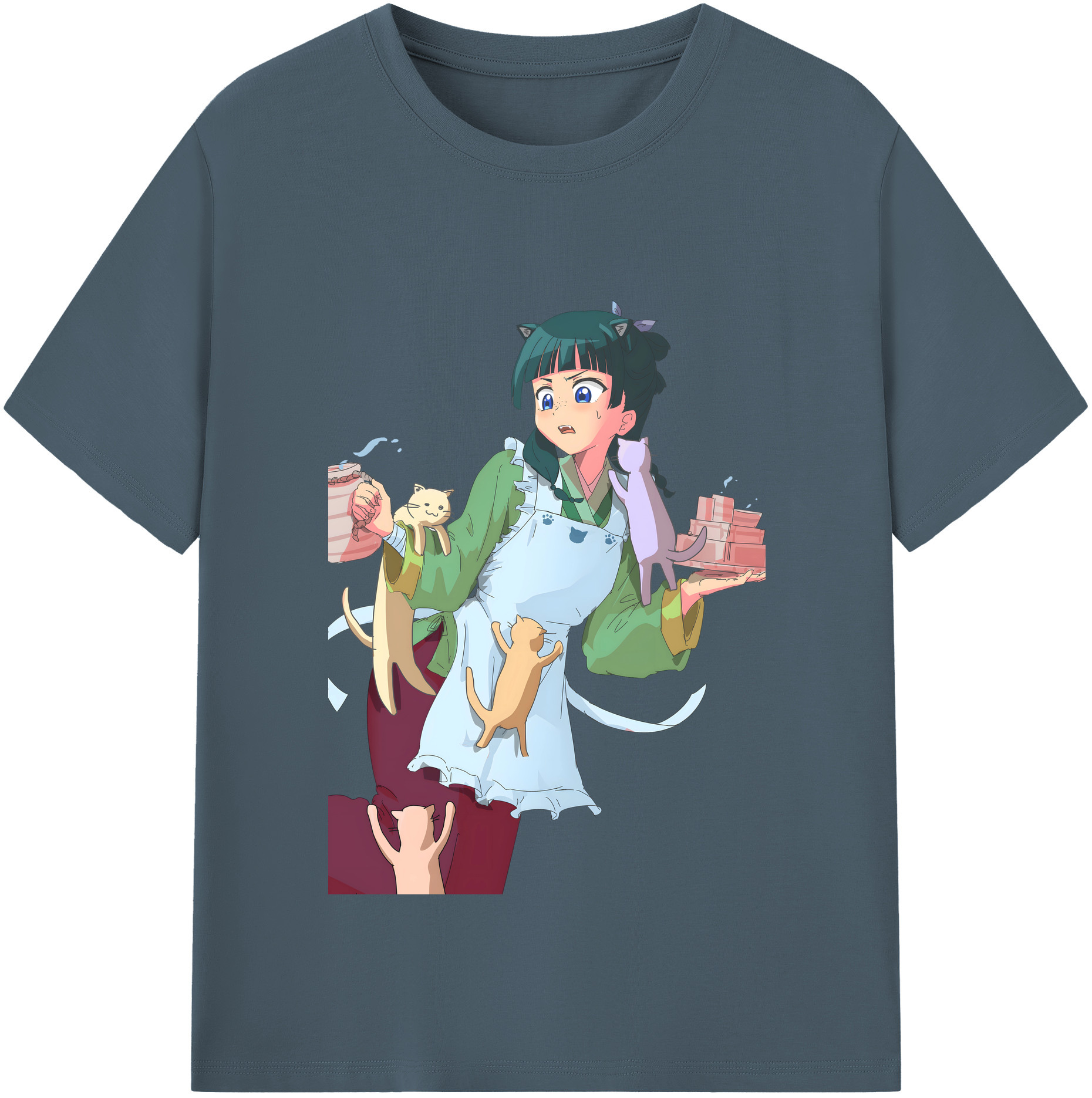 （画像用） 薬屋のひとりごと The Apothecary Diaries 綿100％半袖Tシャツ（フロントプリント）